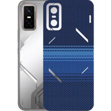 Kapps Infinix GT30 Pro ile Uyumlu Rainbow Serisi Premium Arka Kapak Kaplama(Kenarlar Yoktur!)