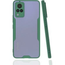 Mabelme Store Vivo V21 Kılıf Platin Silikon - Yeşil