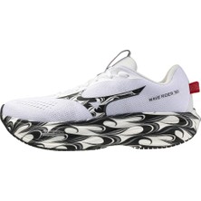 Mizuno Wave Rider 30 Unisex Koşu Ayakkabısı Beyaz / Siyah