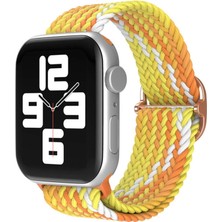 Mabelme Store Apple Watch 38MM  Kordon - Turuncu-Sarı