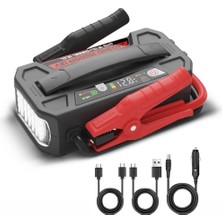 Lokithor J403HD 12V 10.000AMP Li-Polimer Akıllı Akü Takviye + Powerbank + LED Lamba