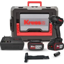 Kress KH275 20VOLT/4.0AH Li-Ion Çift Akülü 500NM Kömürsüz Profesyonel Şarjlı Somun Sıkma