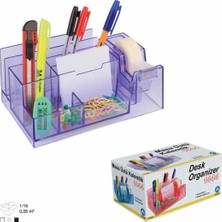 Ark 1444 Kalemlik Masa Üstü Bant Kesicili Organizer