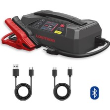 Lokithor JTC4250 12V/220V 4250AMP Lifepo4 Akıllı Akü Test + Akü Takviye + Akü Şarj Cihazı