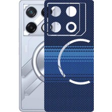 Kapps Infinix GT20 Pro ile Uyumlu Rainbow Serisi Premium Arka Kapak Kaplama(Kenarlar Yoktur!)