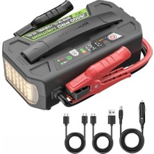 Lokithor J5000PRO 12V 5000AMP Lifepo4 Akıllı Akü Takviye + Powerbank + LED Lamba