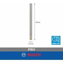 Bosch Pro 82 x 5,5 x 1,1 mm Çift Taraflı Planya Bıçağı 2608635902