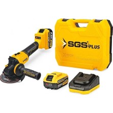 Sgs SGS5510 Çift Akülü Avuç Taşlama Makinası Seti A 20V 4.0AH