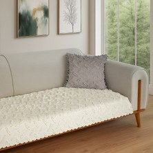 Latuda Home Ponela Koltuk Örtüsü - Sadece Oturum Alanını Kaplar 85X210 cm - Krem