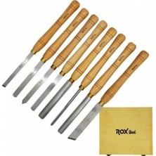 Rox Wood 8 Parça Hss Ahşap Torna Bıçak Seti