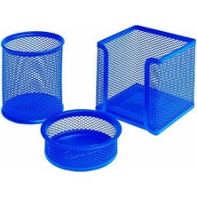 Bigpoint BP403-35 Metal Perfore 3lü Set Mavi