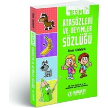 Karatay 4e Sözlük Resimli Atasözleri ve Deyimler Sözlüğü Karton Kapak