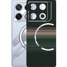 Kapps Infinix GT20 Pro ile Uyumlu Rainbow Serisi Premium Arka Kapak Kaplama(Kenarlar Yoktur!)
