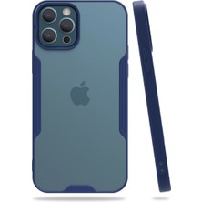 Mabelme Store Apple Iphone 12 Pro Max Kılıf Platin Silikon - Lacivert