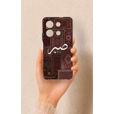 Vip Case Infinix Note 30 Uyumlu Sabır Etnik Halı Desen Desenli Silikon Kılıf