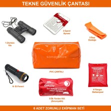 Goldsea Marine Tekne Güvenlik Çantası, 6 Adet Zorunlu Ekipman Seti