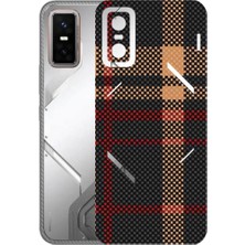 Kapps Infinix GT30 Pro ile Uyumlu Rainbow Serisi Premium Arka Kapak Kaplama(Kenarlar Yoktur!)