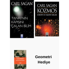 Altın Kitaplar Carl Sagan 2 Kitap Seti + Geometri Hediye