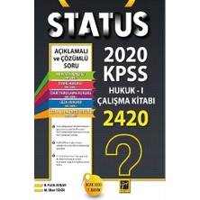 Gazi Kitabevi Status 2020 Kpss Hukuk -I Çalışma Kitabı