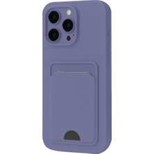 Mabelme Store Apple Iphone 16 Pro Max Kılıf Kelvin Kartvizitli Silikon - Lila