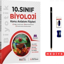 Biyotik Yayınları  10.sınıf Konu Anlatım Föyleri Bağlam Temelli Sorular Beceri Temelli Sorular Kalem Seti Hediyeli