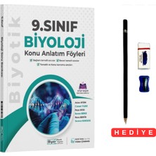 Biyotik Yayınları  9.sınıf Konu Anlatım Föyleri Bağlam Temelli Sorular Beceri Temelli Sorular Kalem Seti Hediyeli