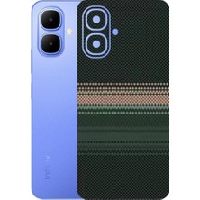 Kapps Infinix Smart 10 ile Uyumlu Rainbow Serisi Premium Arka Kapak Kaplama(Kenarlar Yoktur!)