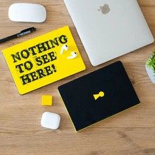 Be Online Sert Kapak A5 Çizgili Defter 14X21 cm 192 Sayfa - Words Collection Nothing To See Here Not Defteri