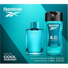 Reebok Cool Edt 100 ml + Shower Gel 250 ml Erkek Parfüm Seti