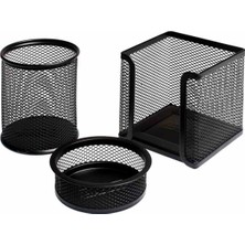 Bigpoint BP403-95 Metal Perfore 3lü Set Siyah