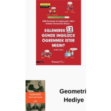 İnkılap Kitabevi Eğlenerek 12 Buçuk Günde Ingilizce Öğrenmek Ist... + Geometri Hediye