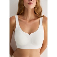 Best Model Büyük Beden C Cup Balensiz Çıkarılabilir Pedli Toparlayıcı Dikişsiz Lazer Sütyen 2221