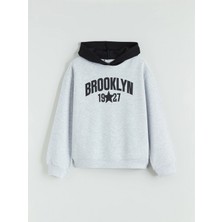 Lc Waikiki Yeni Sezon Kapüşonlu Kız Çocuk Kalın Sweatshirt