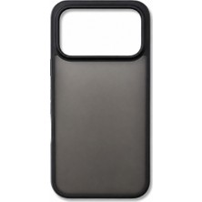 Microcase Honor 600 5g ile Uyumlu Luna Serisi Köşe Korumalı Sert Rubber Kılıf - AL3422 Siyah
