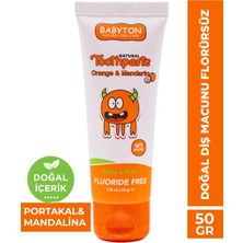 Babyton Doğal Portakal & Mandalina Diş Macunu Florürsüz 50 gr