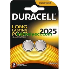 Duracell DP2025 Dügme Pil 2025 2li 3 Volt