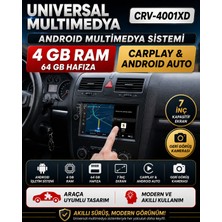 Carvocal Universal Double Din Android Multimedya Sistemi CRV-4001XD