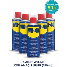 Gvm Wd-40 Çok Amaçlı Pas Sökücü ve Yağlayıcı Sprey 350 ml x 5 Adet- Fırsat Paketi