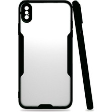 KSB Store Apple Iphone Xs Max Kılıf Platin Silikon - Siyah