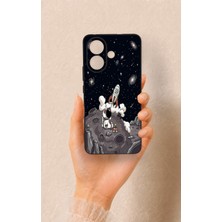 Vip Case Vivo V60 Lite Uyumlu Uzay Astronot Desenli Silikon Kılıf