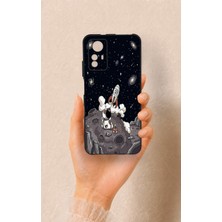 Vip Case Redmi Note 12S Uyumlu Uzay Astronot Desenli Silikon Kılıf