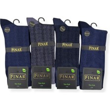 Pınar Çorap 0111 Pınar Erkek Bambu Kutulu Çorap 12LI M13