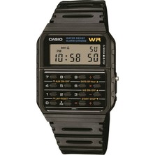 Casio CA-53W-1Z Databank Unisex Kol Saati Silikon Kordonlu Gri Kadranlı Suya Dayanıklı
