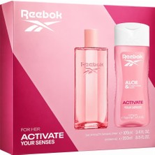Reebok Activate Edt 100 ml + Shower Gel 250 ml Kadın Parfüm Seti