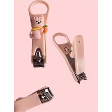 Zemira Kawaii Pembe Tavşan Figürlü Tırnak Makası, TIRNAKMAKASI004