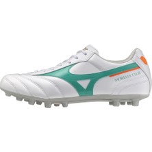 Mizuno Morelia 2 Club Erkek Halı Saha Ayakkabısı Beyaz / Yeşil