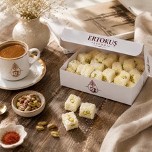 Ertokuş Efendi Safranlı Duble Antep Fıstıklı Lokum | Çifte Kavrulmuş | %100 Pancar Şekeri | 250 gr