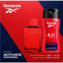 Reebok Activate Edt 100 ml + Shower Gel 250 ml Erkek Parfüm Seti