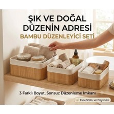 Sevora Home 3 Lü Kare Stil Pinterest Sepet Bambu Dekoratif Ev Düzenleyici