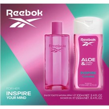 Reebok Inspire Edt 100 ml + Shower Gel 250 ml Kadın Parfüm Seti